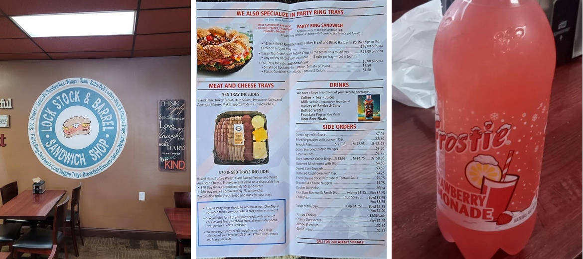 Lock Stock & Barrel Menu